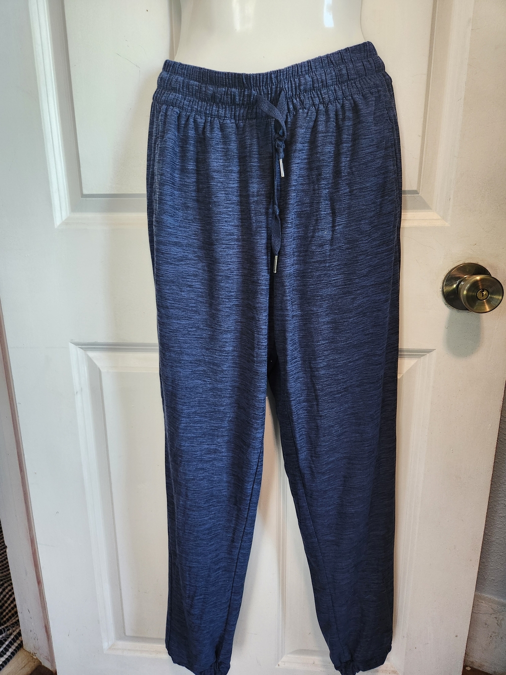 Kyodan Women's Navy Heathered Track Joggers